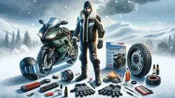 Winter-Motorradfahren