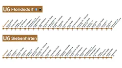 U-Bahn - U6 Auskunft und Fahrplan (c) wienerlinien.at