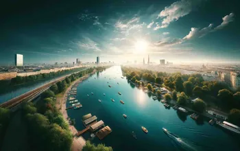 Die Alte Donau in Wien