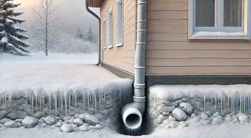 Schutz für Wasserleitungen und Winterpflege