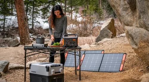 Solargeneratoren für Camping und Outdoor