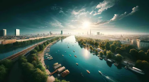 Die Alte Donau in Wien