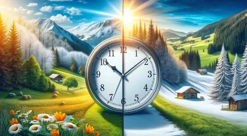 Zeitumstellung 2025 - Winter & Sommer