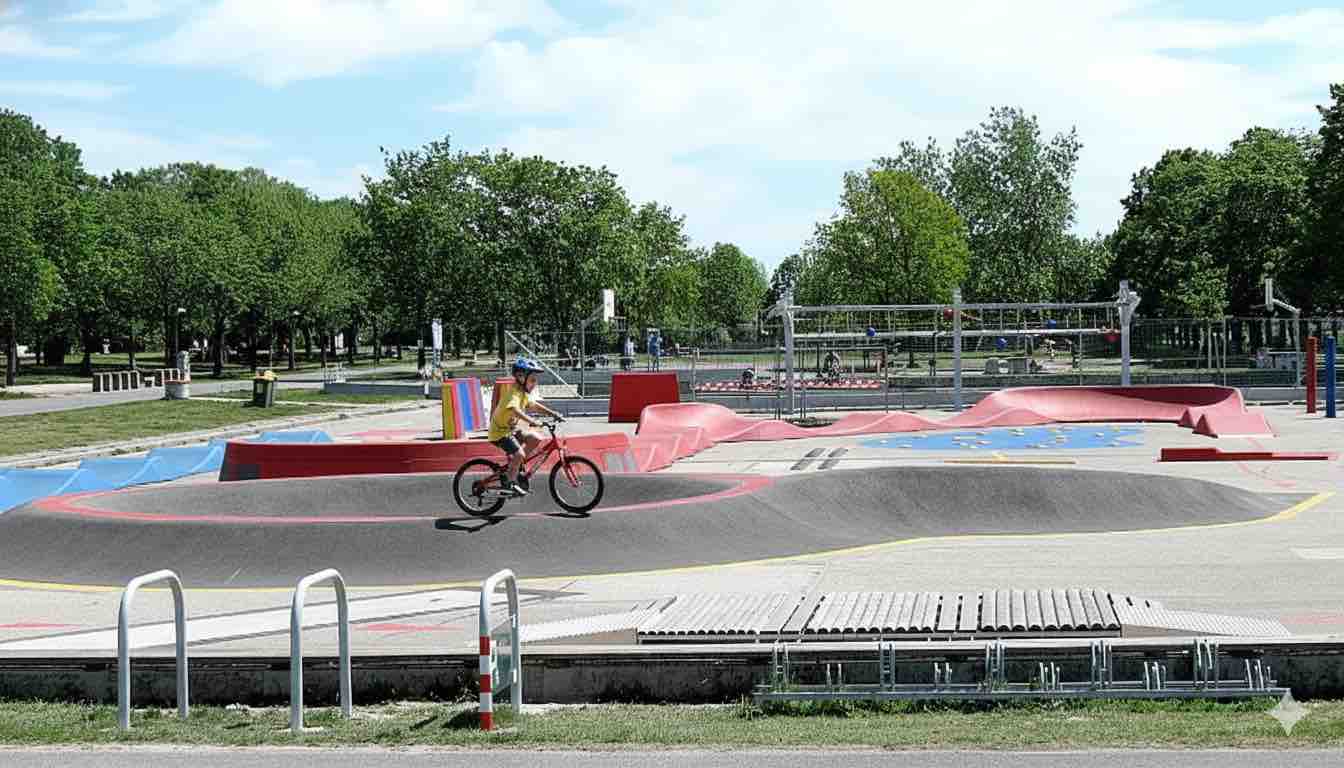 Radmotorikpark an der Neuen Donau